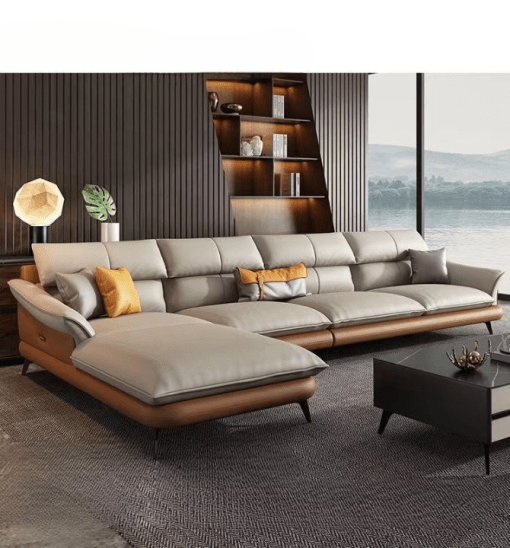 Sofa Da Cuốn Hút Cho Không Gian Ấn Tượng ĐCT-D08