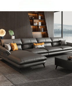 Sofa Da Cuốn Hút Cho Không Gian Ấn Tượng ĐCT-D08