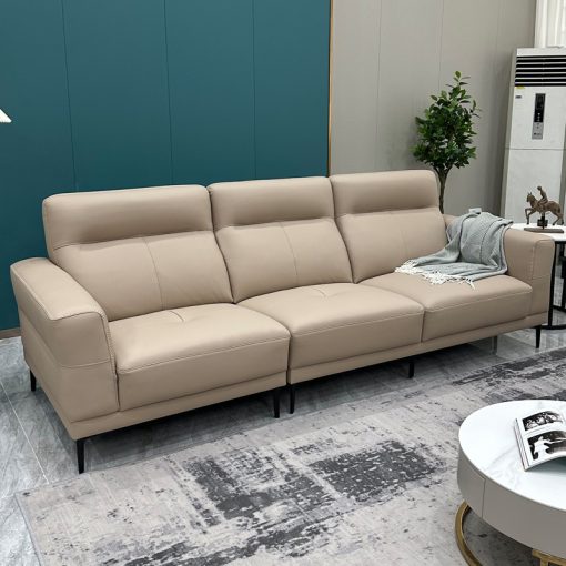 Sofa Da Phối Màu Cho Phòng Khách Thêm Rạng Rỡ ĐCT-D12