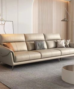 Sofa Da Phối Màu Cho Phòng Khách Thêm Rạng Rỡ ĐCT-D12