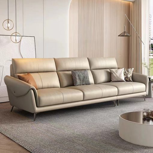 Sofa Da Phối Màu Cho Phòng Khách Thêm Rạng Rỡ ĐCT-D12